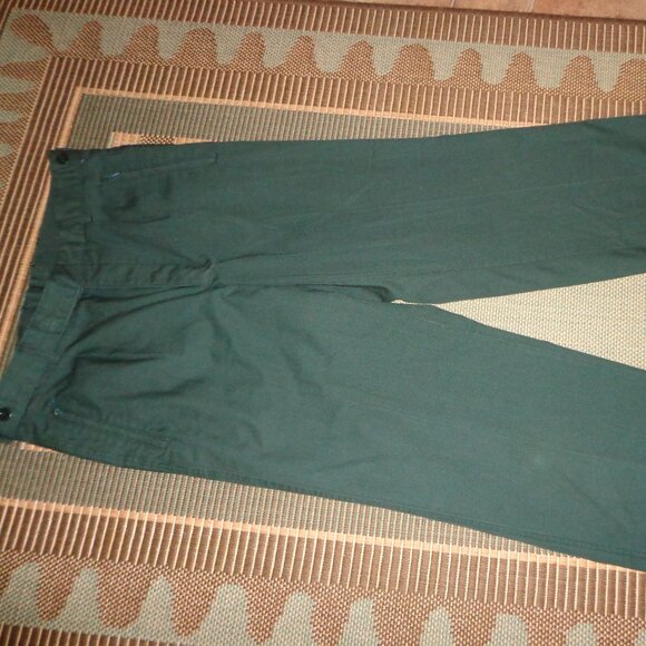 NEW Diolen Trousers Made in Europe 24 Adjustable Waist Hunter Detailing Galore - Picture 1 of 16